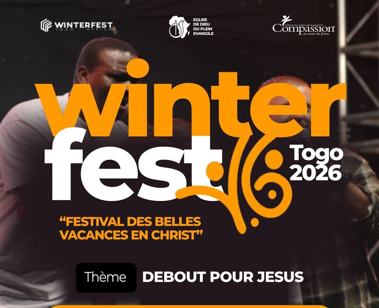 Affiche officielle Winterfest Togo 2026